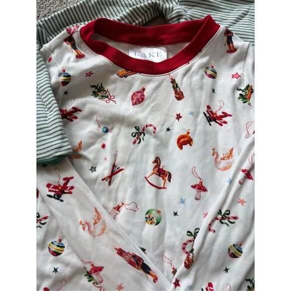 (2) LAKE kids Pima cotton pj top $80 Sz 5 C47 - Picture 2 of 5